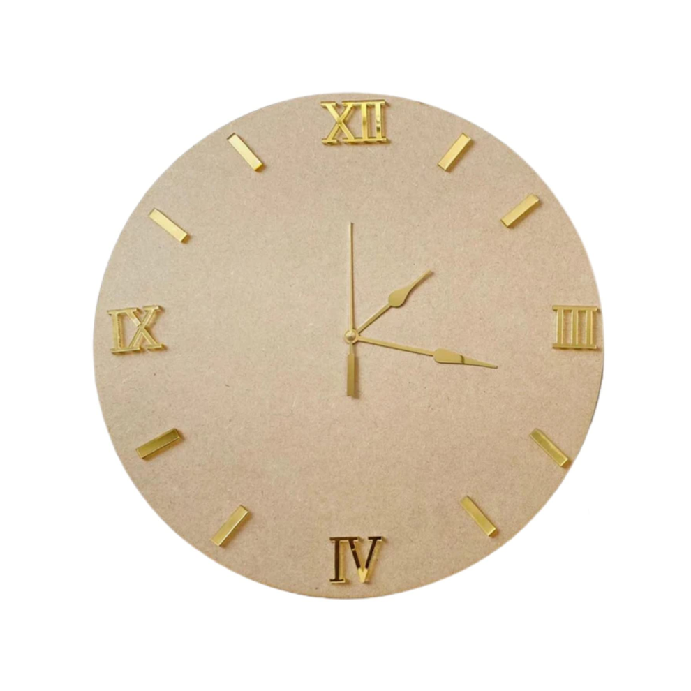 Round Mdf Clock Base