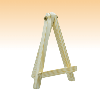 6 Inch Mini Premium Wooden Easel Stand with Screw