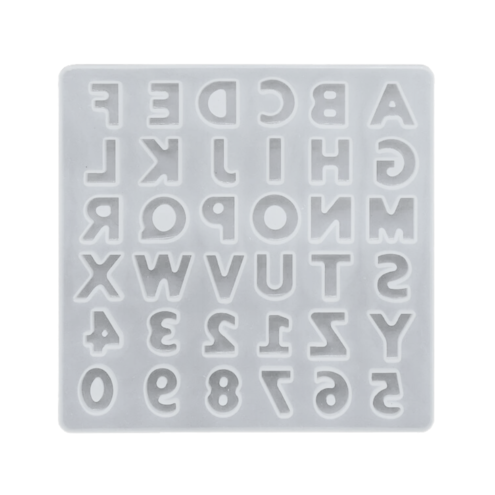 Silicone Alphabet Resin Mould