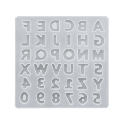 Silicone Alphabet Resin Mould