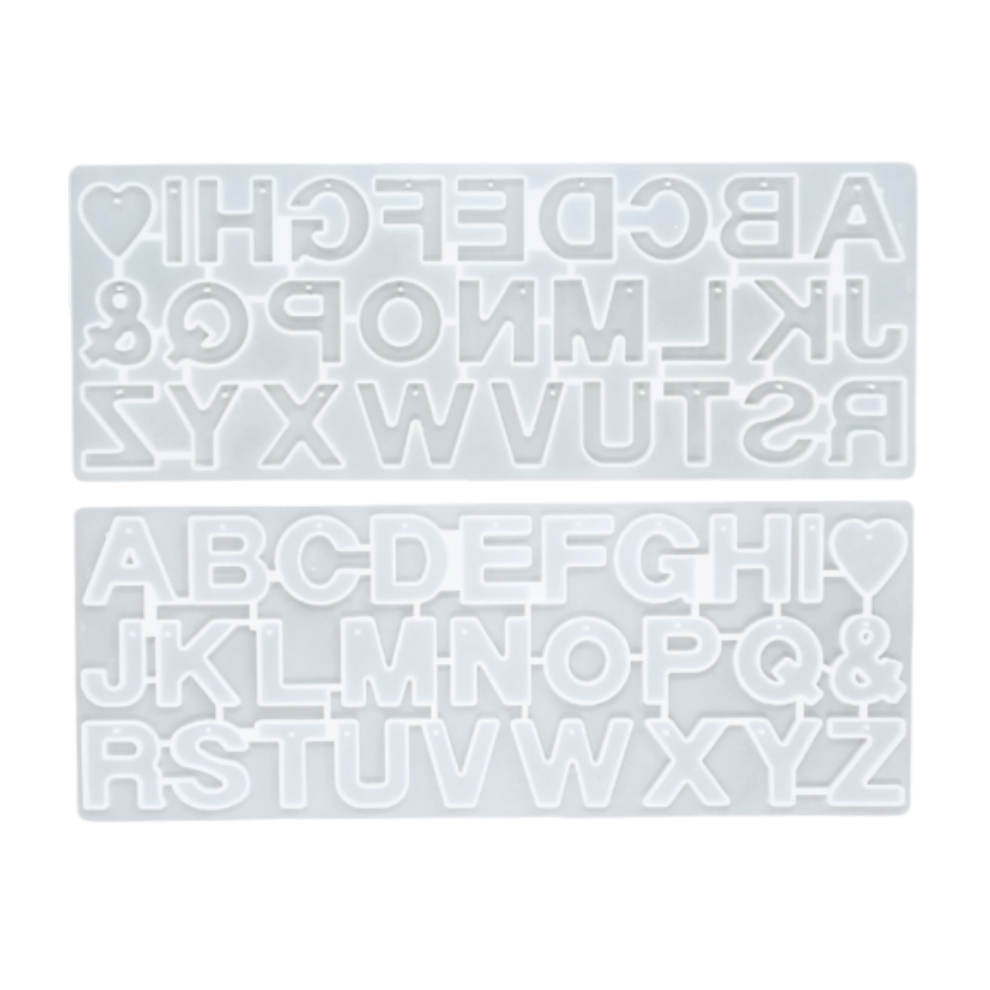 Silicone Alphabet Resin Mould