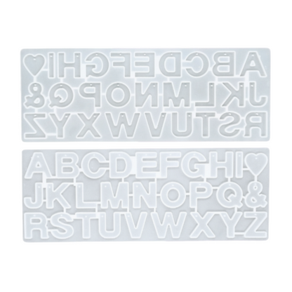 Silicone Alphabet Resin Mould