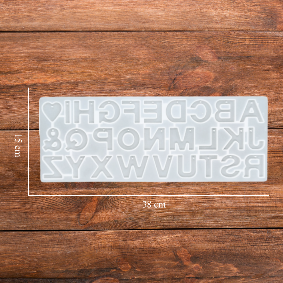 Silicone Alphabet Resin Mould