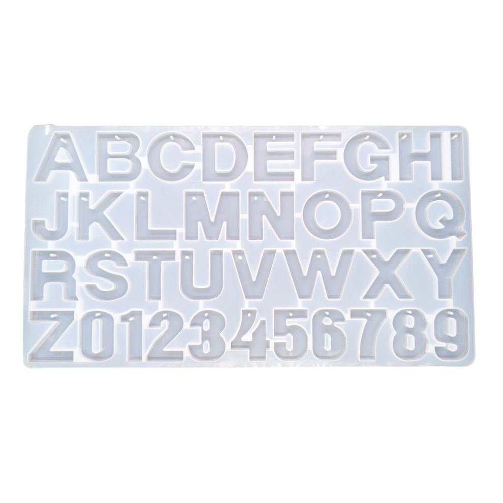 Silicone Alphabet Resin Mould