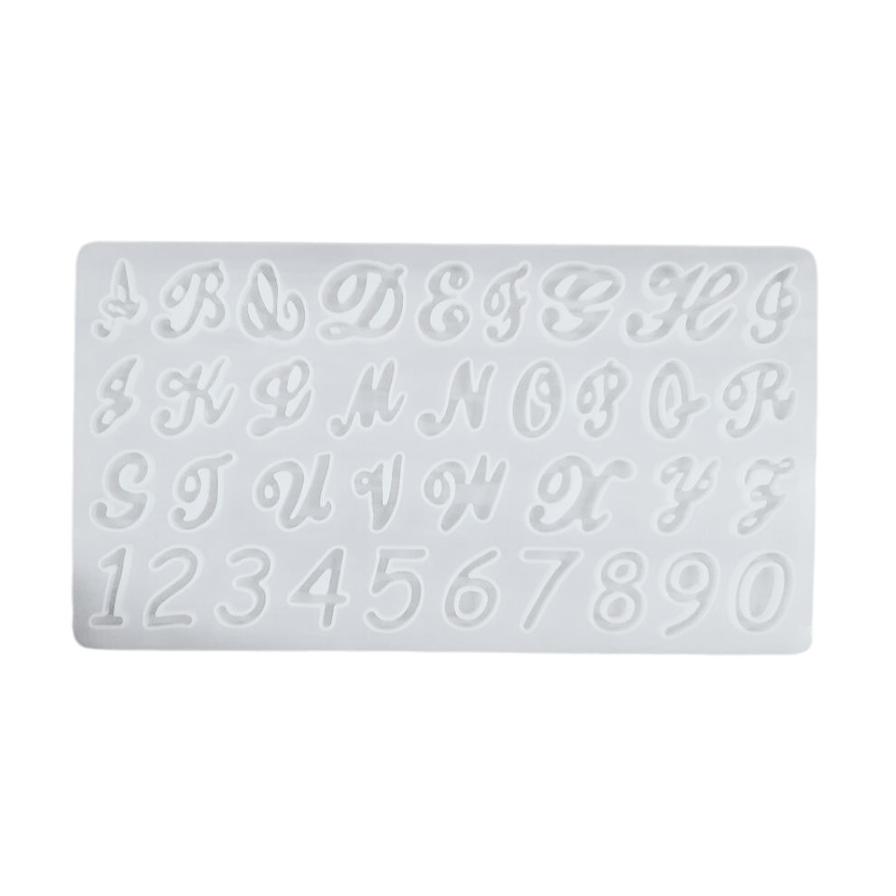 Silicone Alphabet Resin Mould