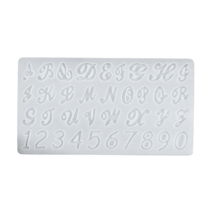 Silicone Alphabet Resin Mould