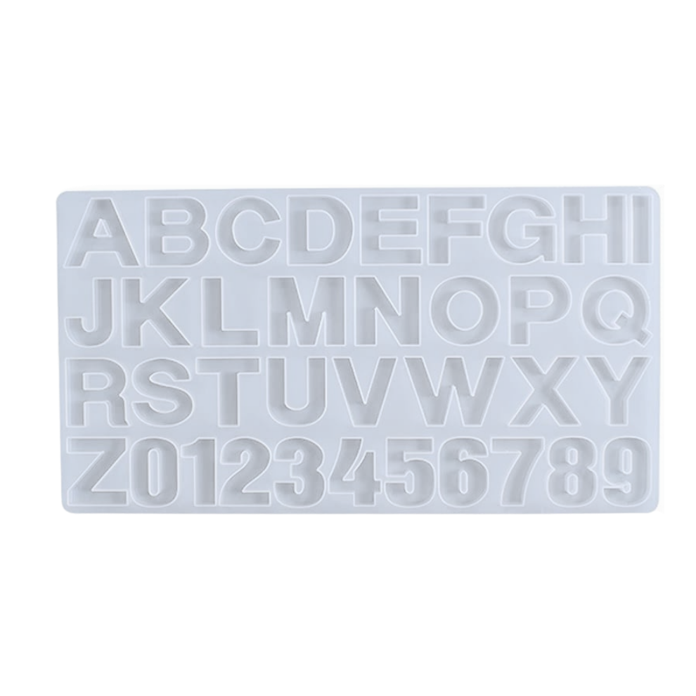 Silicone Alphabet Resin Mould
