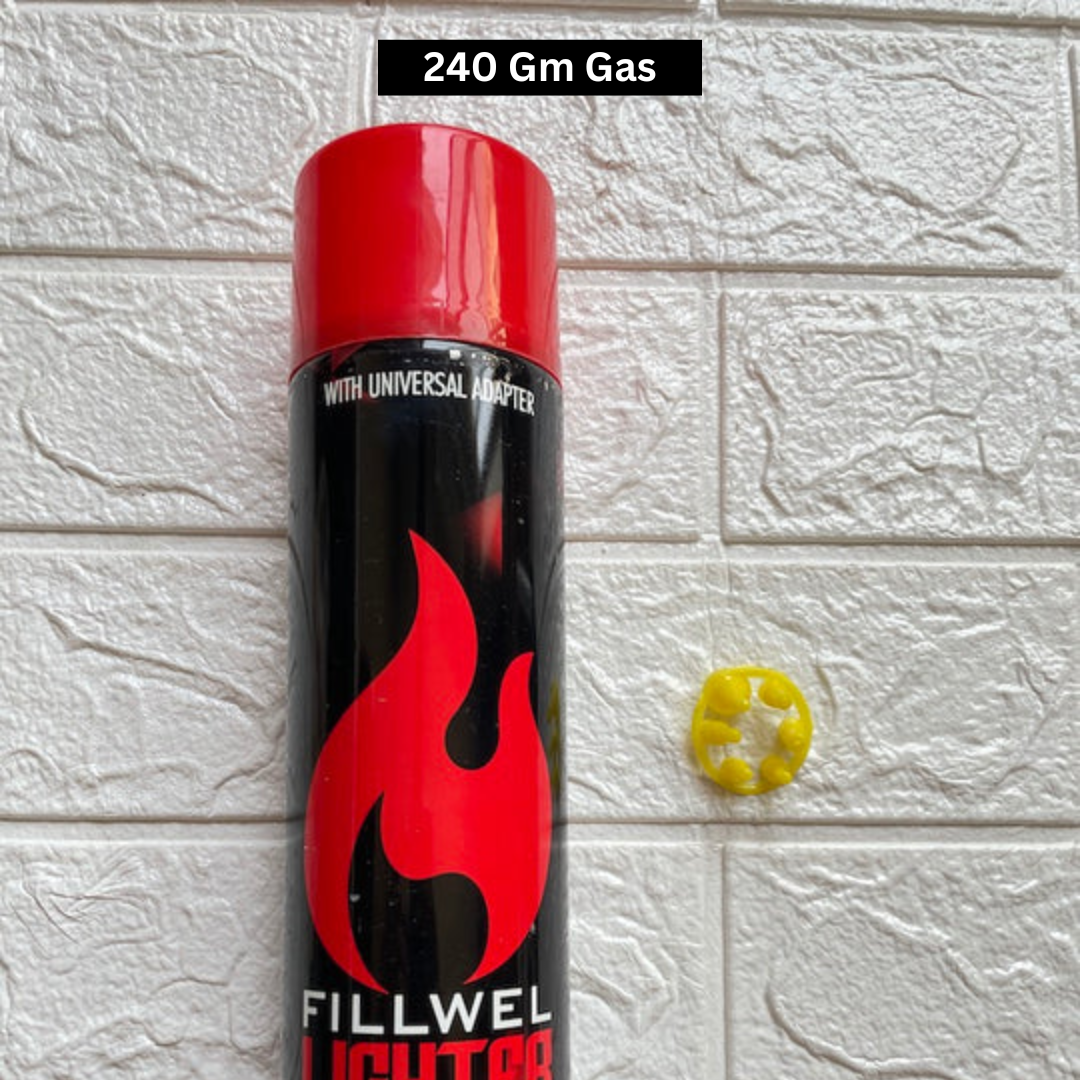 240 gm Butane Gas Refill Can Liquified Gas for Camping Lighter