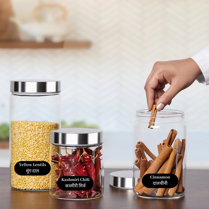 Pre-Printed Stickers for Kitchen Containers Spice Organizer, 5 Sheets
