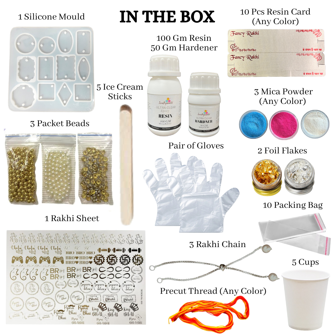 Resin Rakhi Making Kit