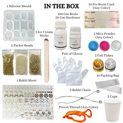 Resin Rakhi Making Kit