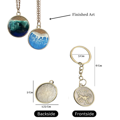 Zodiac Sign Bezel Charms