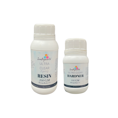 Epoxy Resin & Hardner, 300 Gm