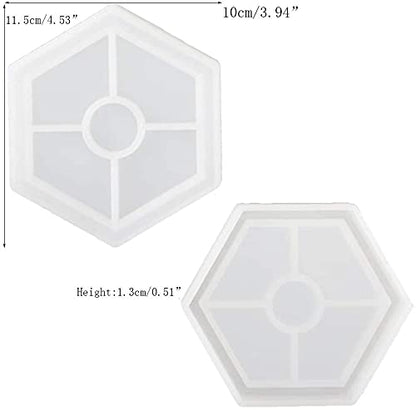 Silicone Resin Coaster Cup Mat Mold