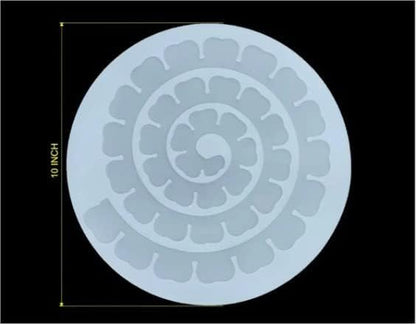Silicone Twist 3D Flower Mould