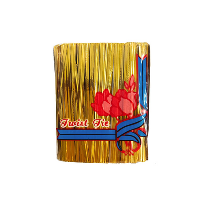 Metallic Twist Tie Chocolate Wrapper Ribbon