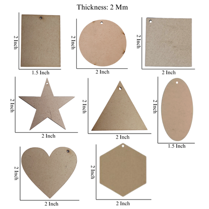 Mdf with Hole, All Shapes