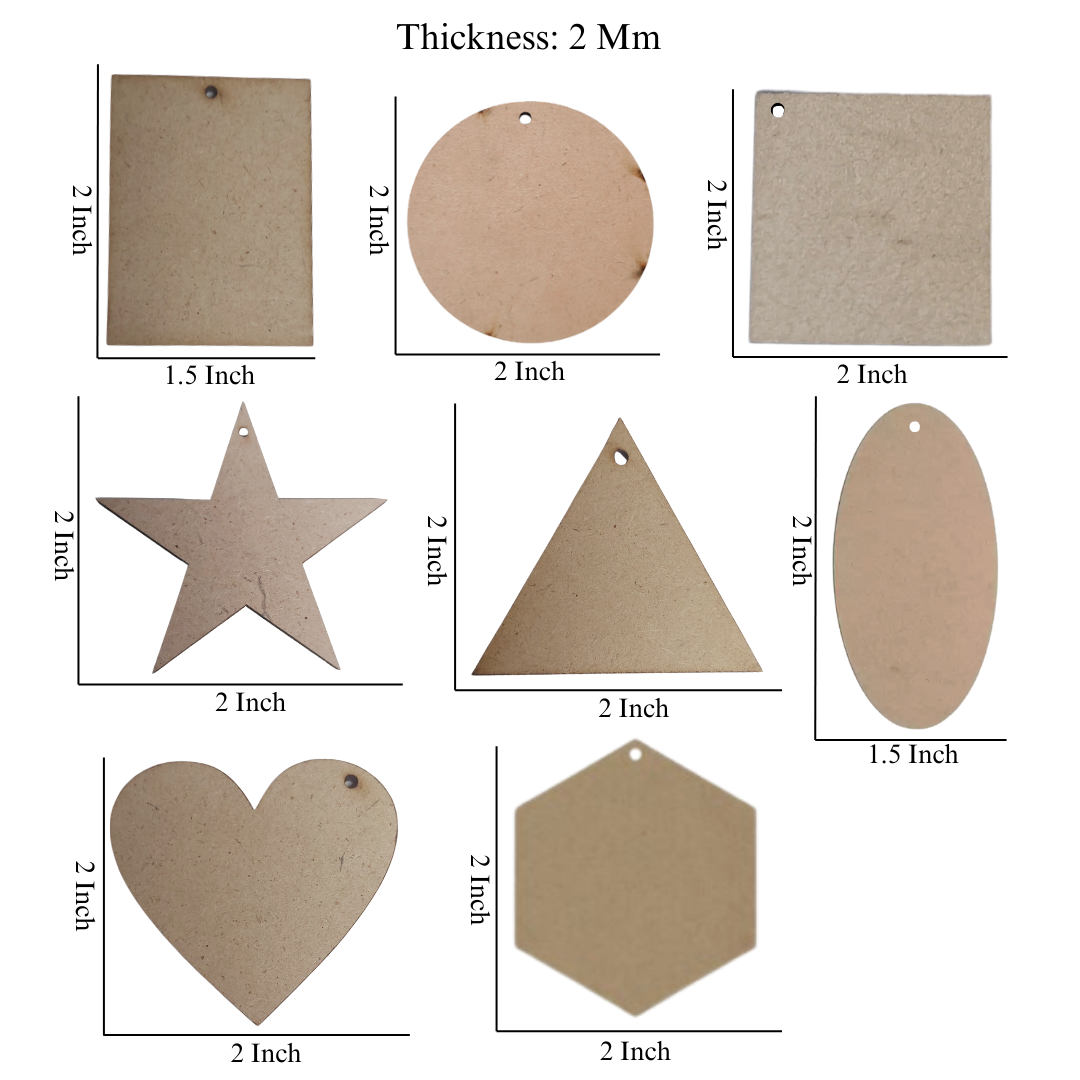 Mdf with Hole, All Shapes