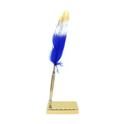 Feather Ball Pen with Stand