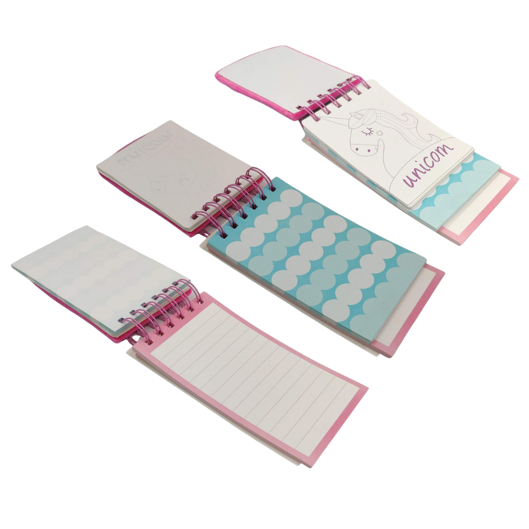 A6 Unicorn Notepad Diary