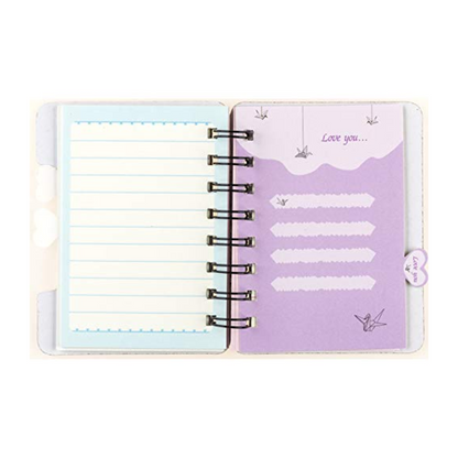 Flamingo Hardcover Spiral Diary