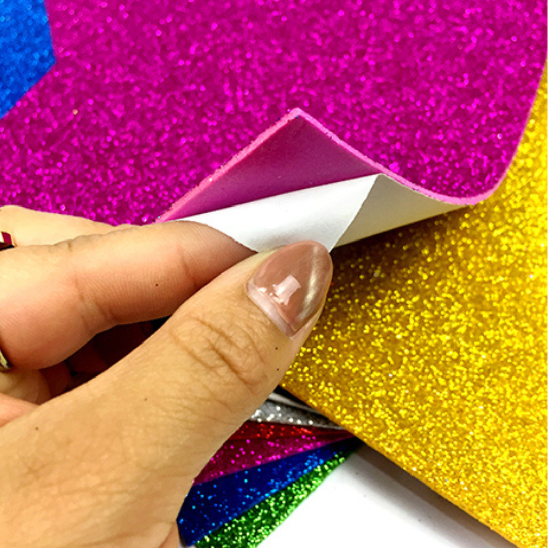 A4 Glitter Foam Sheets