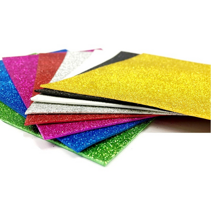 A4 Glitter Foam Sheets