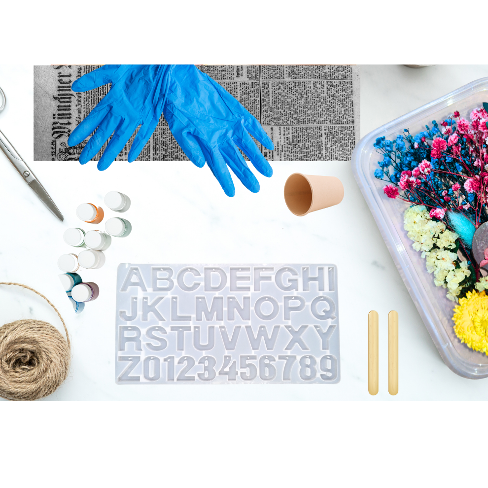 Silicone Alphabet Resin Mould