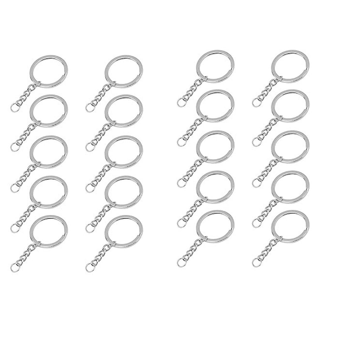 50 Pcs Keychain Ring