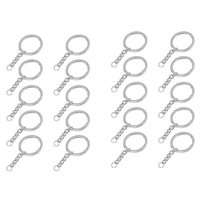 50 Pcs Keychain Ring