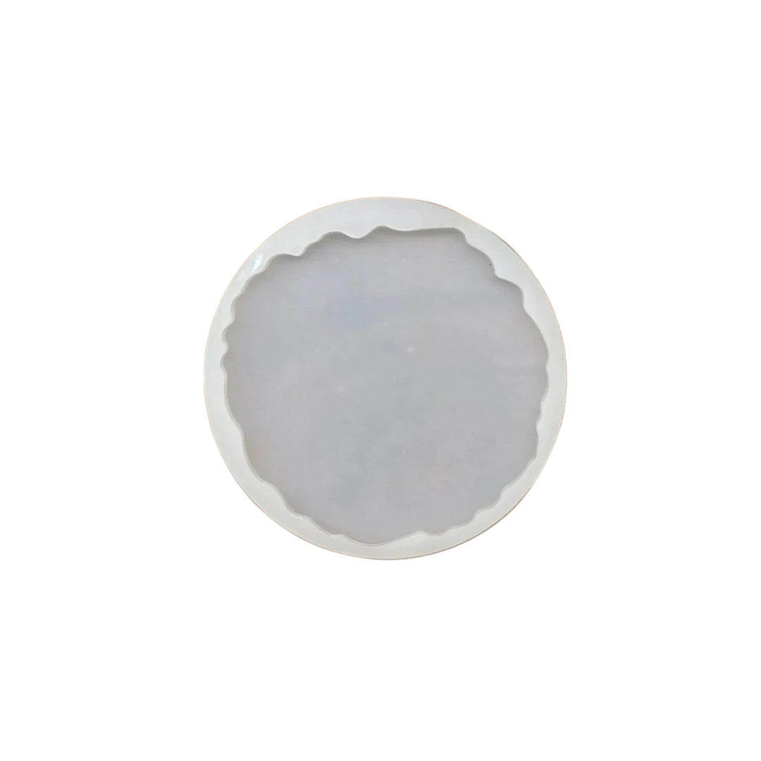 3 Inch Silicone Agate Round Coaster Mould