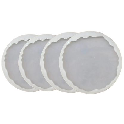 3 Inch Silicone Agate Round Coaster Mould