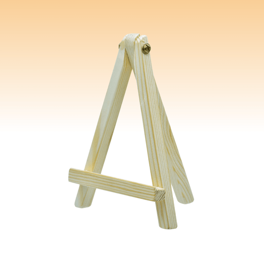 6 Inch Mini Premium Wooden Easel Stand with Screw