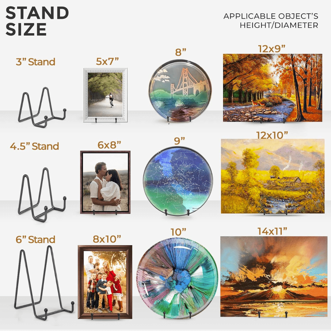 6 Inch Premium Metal Stand