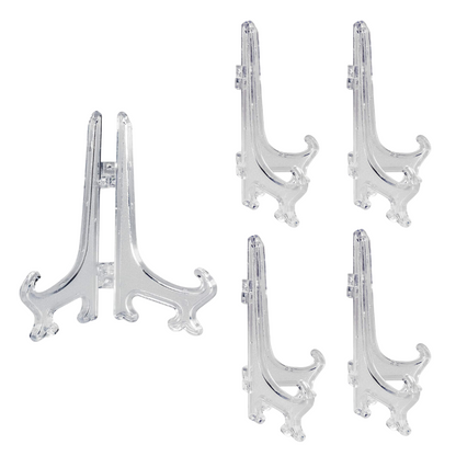 Clear Acrylic Easel Pack of 5