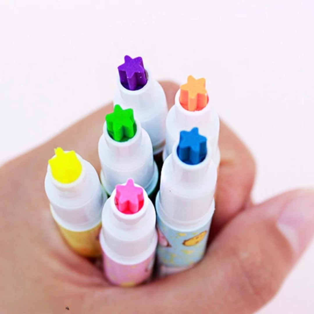 Cartoon Highlighter with Stamp