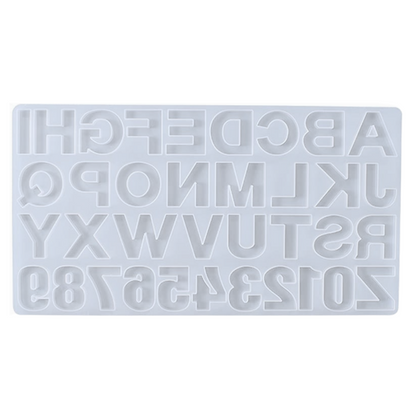 Silicone Alphabet Resin Mould
