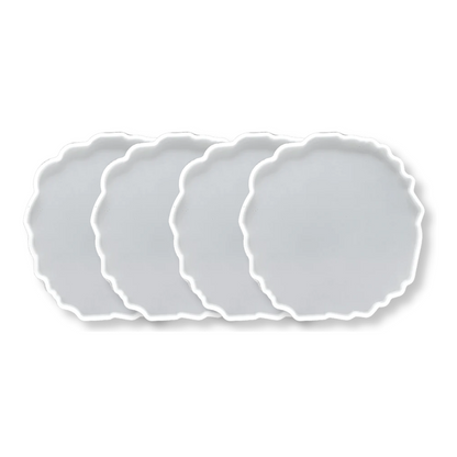 5 Inch Silicone Agate Round Coaster Mould