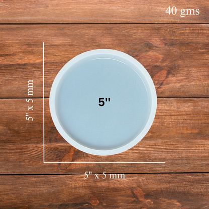 5 Inch Silicone Round Coaster Mould