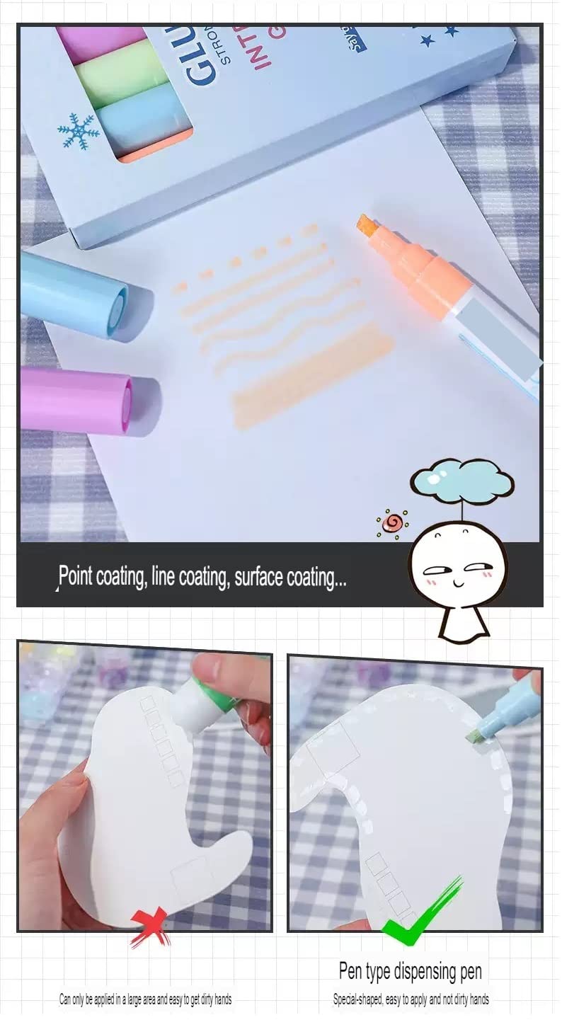 Glue Pen - 6 Pcs