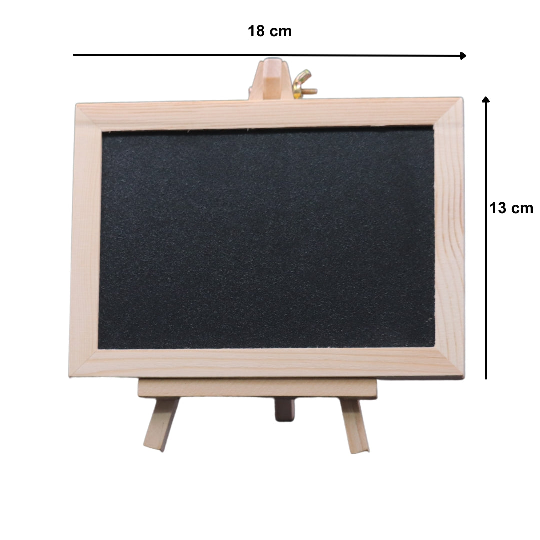 Mini Chalkboard Wooden Table Top Easel