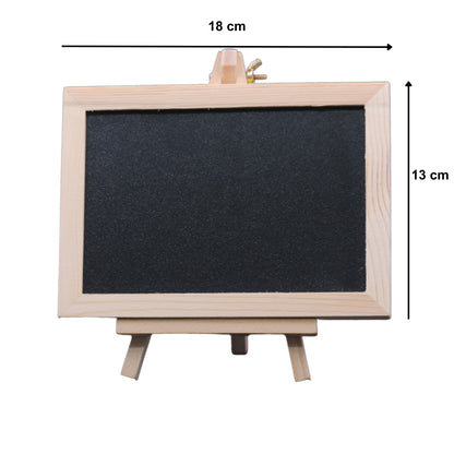 Mini Chalkboard Wooden Table Top Easel