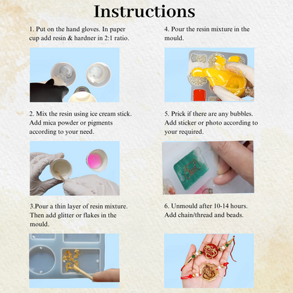 Resin Rakhi Making Kit