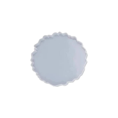 6 Inch Silicone Agate Round Coaster Mould