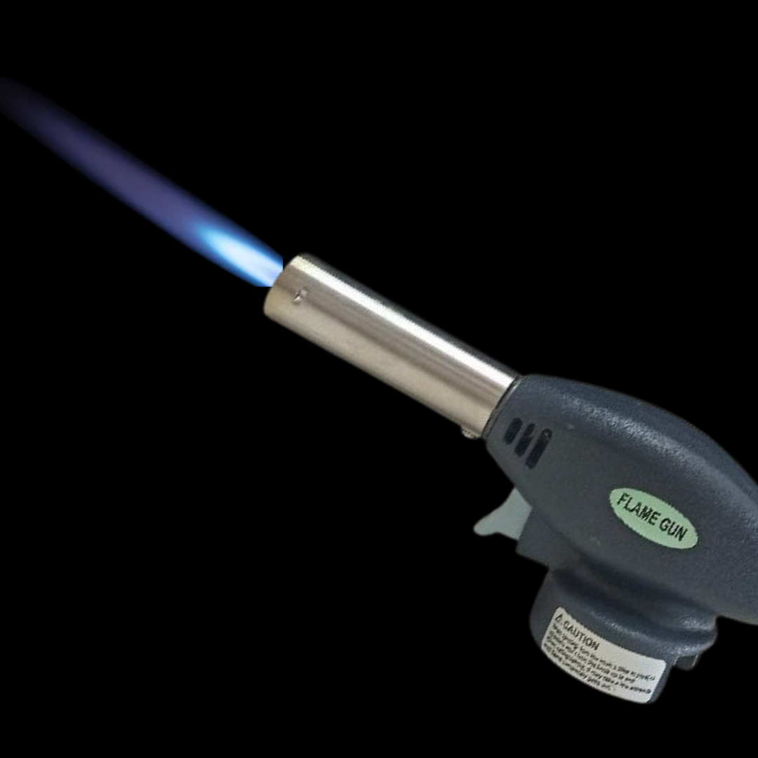 Butane Gas Lighter Flame Thrower Gun Camping Lighter