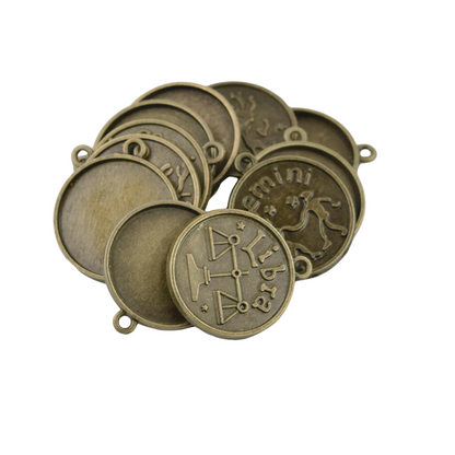 Zodiac Sign Bezel Charms