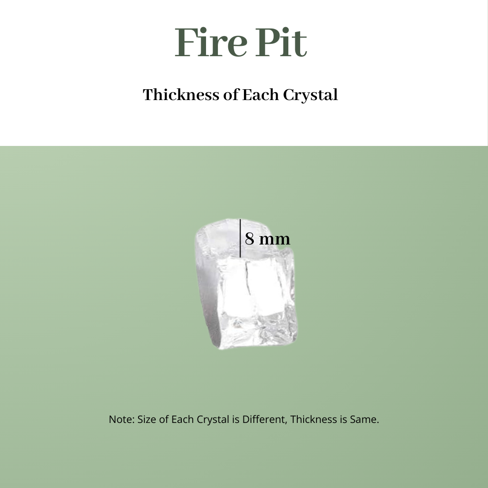 Fire Pit - White 8mm