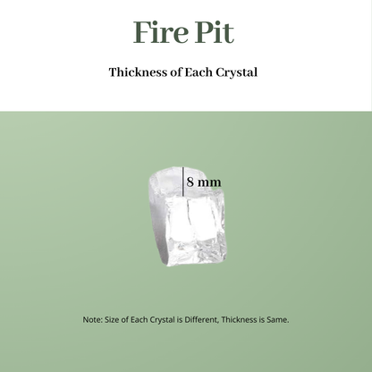 Fire Pit - White 8mm