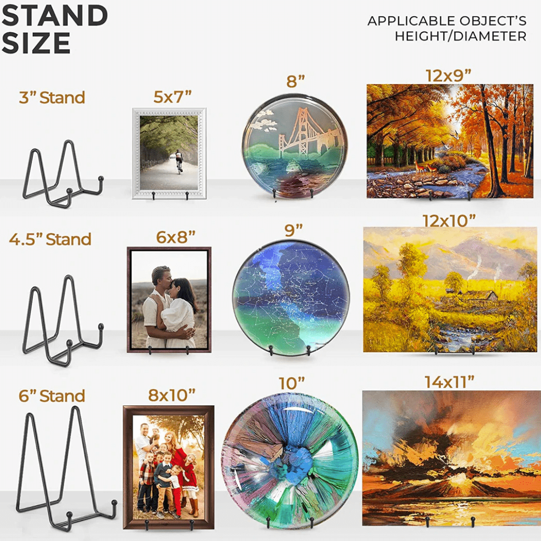 3 Inch Wide Premium Metal Stand