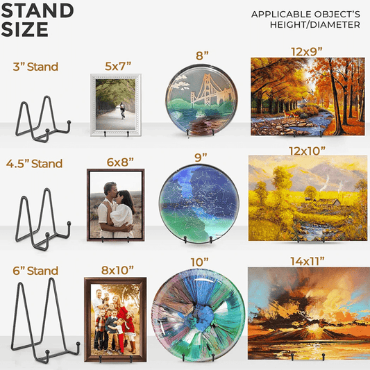 3 Inch Wide Premium Metal Stand